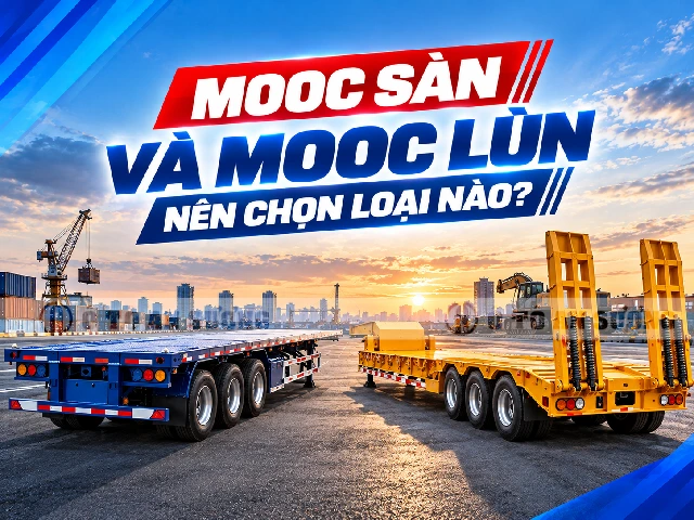 Mooc sàn và mooc lùn khác nhau thế nào – so sánh tại Ô tô An Sương
