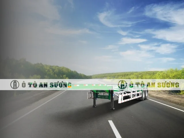 Rơ mooc xương ZK 2 trục tự trọng 4.440 kg