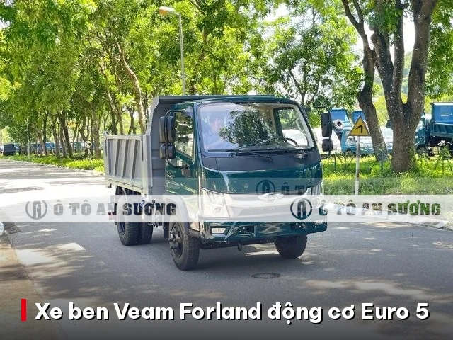 Xe ben Veam Forland lắp ráp tại Việt Nam, động cơ Euro 5